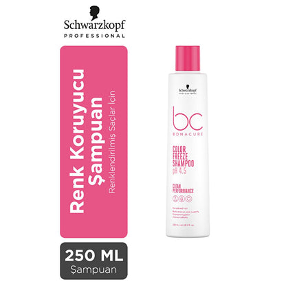 Bonacure Color Freeze Shampoo: Sulfate-Free, Vegan Shampoo for Color Treated Hair - Protects Color & Maintains pH Balance