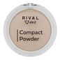 Rival Loves Me Compact Powder No:01 Porcelain - Matte Finish, Dermatologically Tested, Silky Smooth Skin