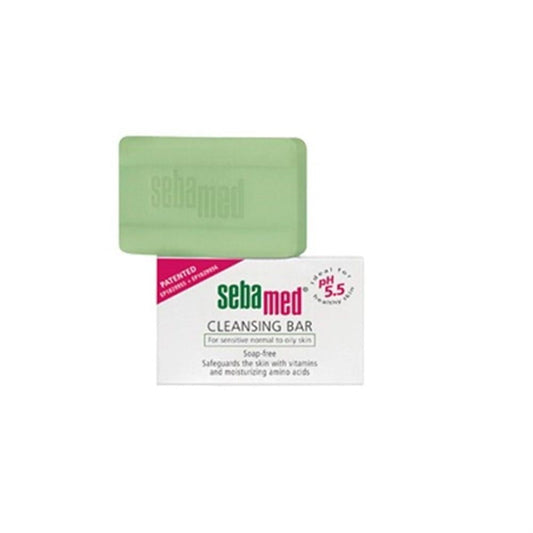 Sebamed Sebamed Cleansing Bar 100gr - Gentle Soap-Free Cleansing for Sensitive Skin, pH 5.5 Skincare