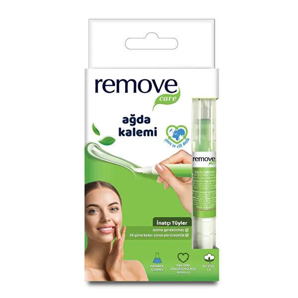 Remove Care Waxing Pen for Stubborn Facial Hair: Easy, Painless Lip & Eyebrow At-Home Waxing for Sensitive Skin - Up to 4 Weeks of Smoothness