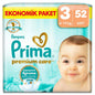 Prima Premium Care Size 3 Diapers for 6-10 kg 52 Count