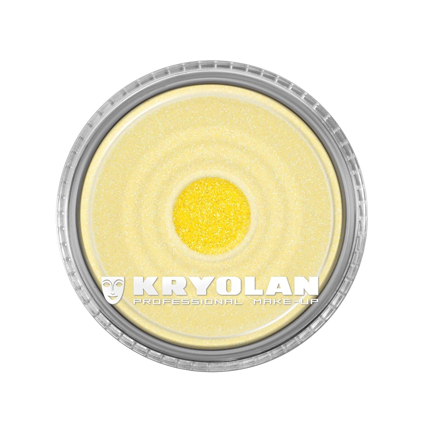 Kryolan Polyester Glimmer Fine Pastel Yellow Glitter 4 g
