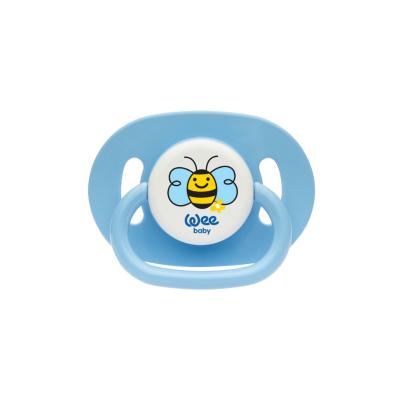 Wee Baby BPA-Free Silicone Baby Pacifier for Infants 6-18 Months - Orthodontic Design, Easy to Clean
