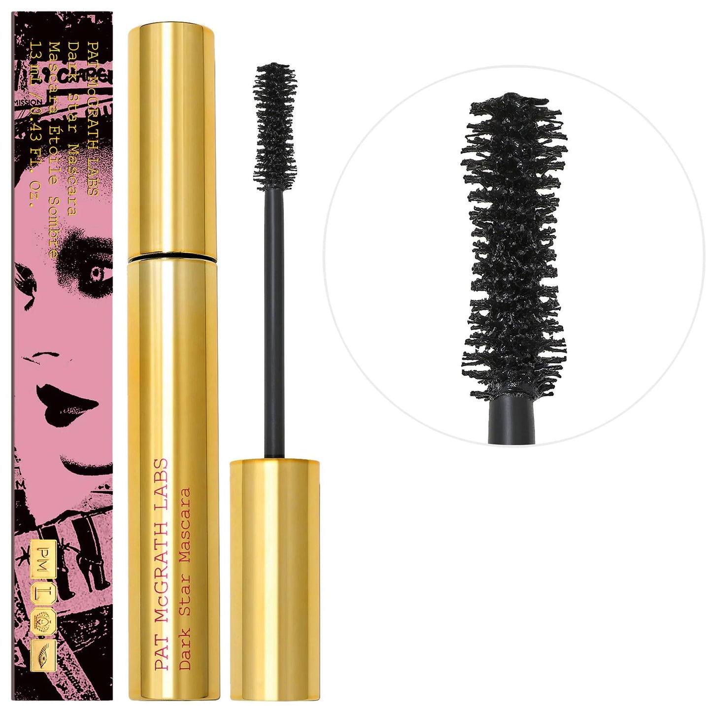 Dark Star Volumizing Mascara - Cruelty-Free, Gluten-Free, Lengthening & Volumizing Formula for Dramatic Lashes