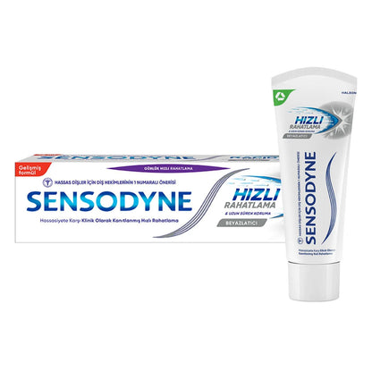 Sensodyne Rapid Relief Whitening Toothpaste 75 ml