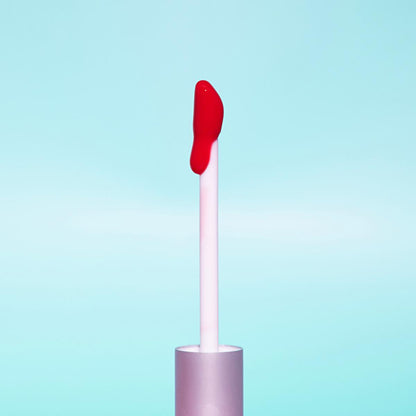 theBalm Little Red Corvette Lip Oil: High-Shine, Non-Sticky, Long-Lasting Tinted Lip Gloss for Glamorous Lips