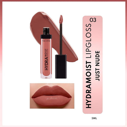 Note Hydramoist Lipgloss in 03 Just Nude for Hydrating Shine