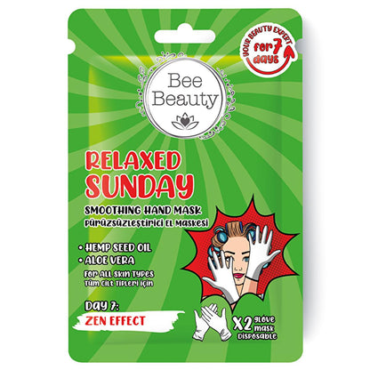 Bee Beauty 7-Day Skincare Mask Set for Face, Hands, and Feet - Comprehensive Facial and Body Care Routine