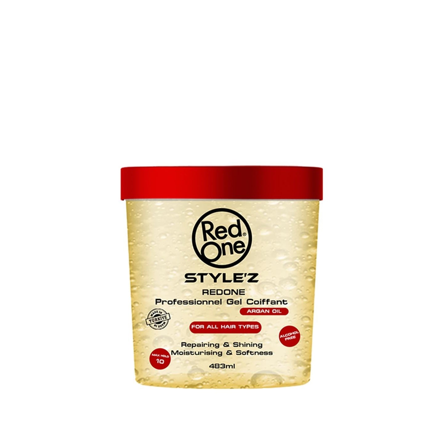 RedOne Stylez Olive Oil Hair Styling Gel, 16.34 fl oz - Nourishing, Natural Hold for All Hair Types