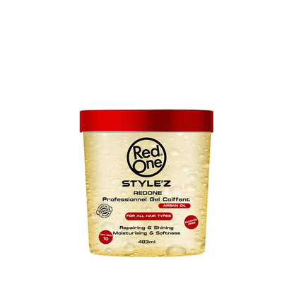 RedOne Stylez Olive Oil Hair Styling Gel, 16.34 fl oz - Nourishing, Natural Hold for All Hair Types