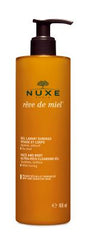 Nuxe Reve de Miel: Gentle Face & Body Wash Gel - Natural Honey & Sunflower Cleanser for Dry, Sensitive Skin - 400ml
