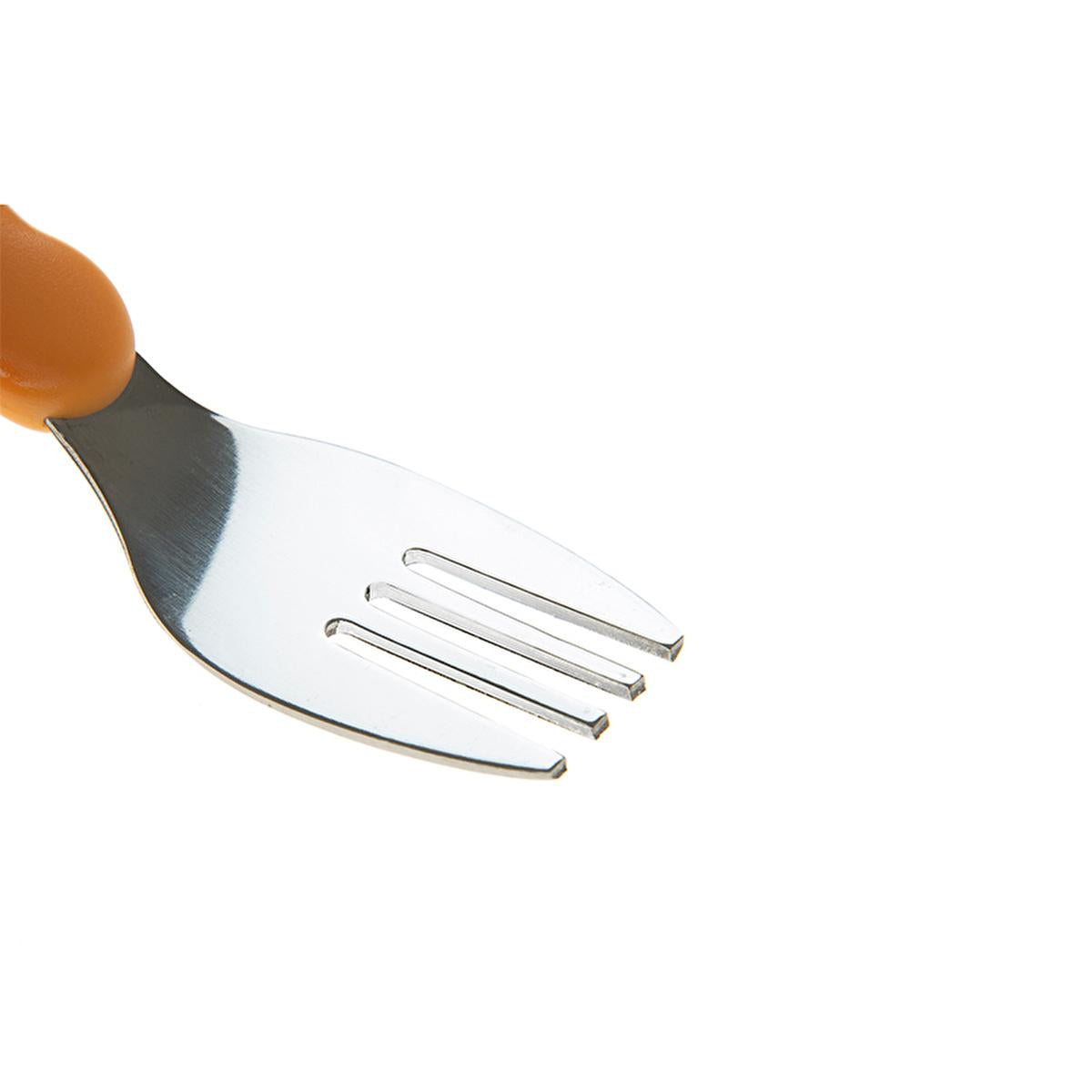 Babyjem Stainless Steel Baby Utensil Set - BPA Free, Ergonomic Design for Independent Eating