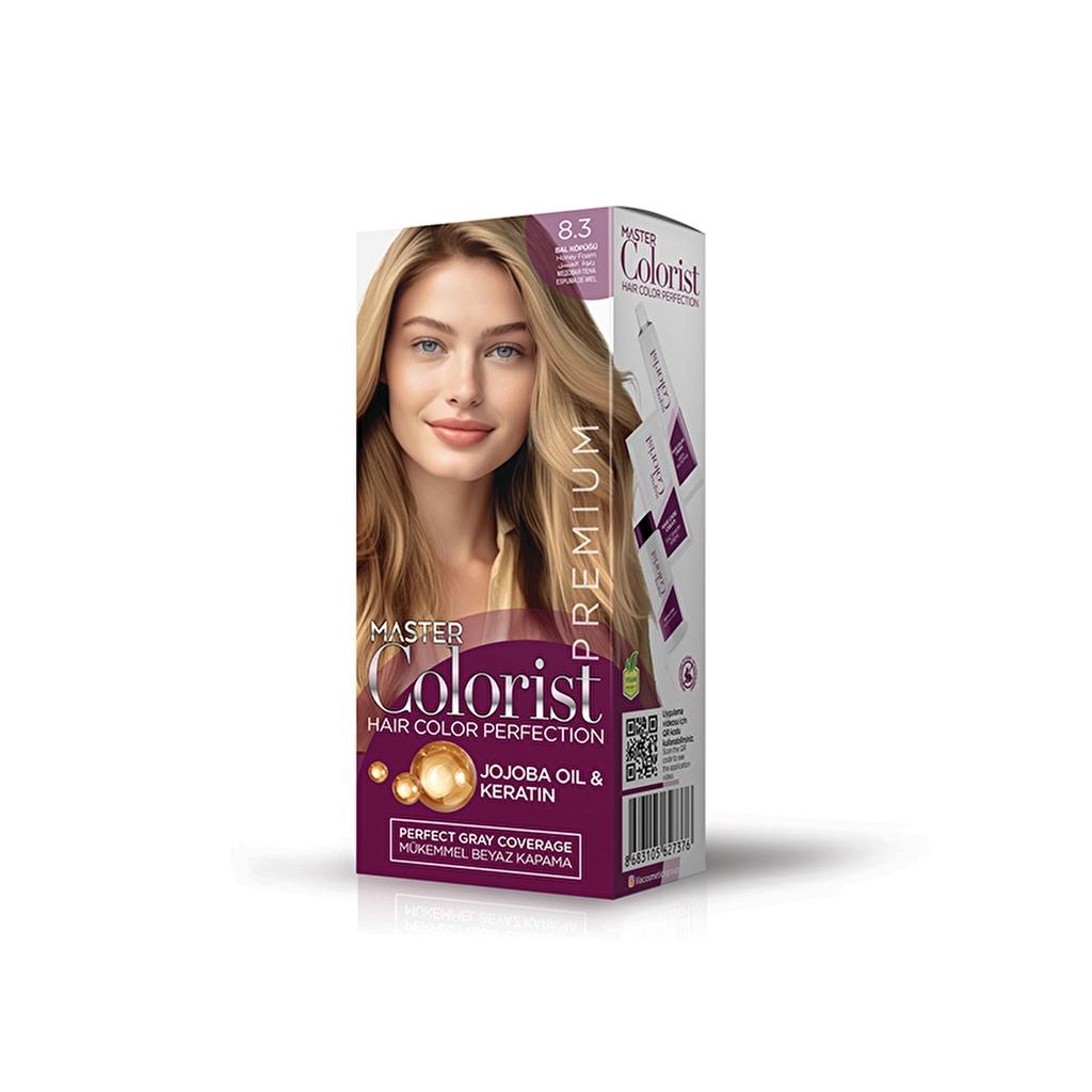 Master Colorist 8.3 Honey Blonde Cream Hair Color for Radiant Shine