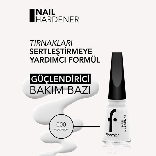 Flormar Nail Hardener AHA Strengthening Base Coat 11ml