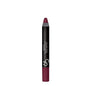 Golden Rose Matte Lipstick Crayon - Moisturizing, Dermatologically Tested Lip Color with Rich Shades
