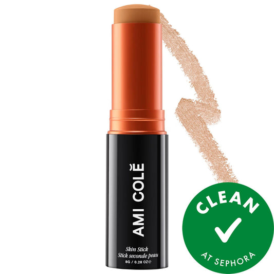 Glossier Skin-Enhancing Lightweight & Blurring Foundation Stick - Medium Coverage, Natural Finish, Clean Beauty Makeup