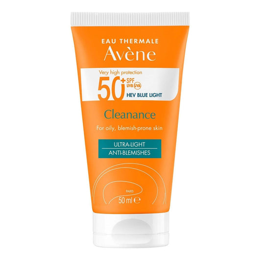Avene Solaire Cleanance SPF 50+ Sunscreen for Oily Skin - Lightweight, Water-Resistant Broad-Spectrum Protection