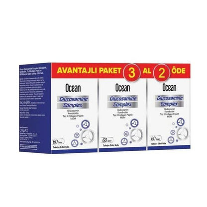 Orzax Ocean Glukozamin Kompleks - Glucosamine Complex Supplement for Joint Health Support