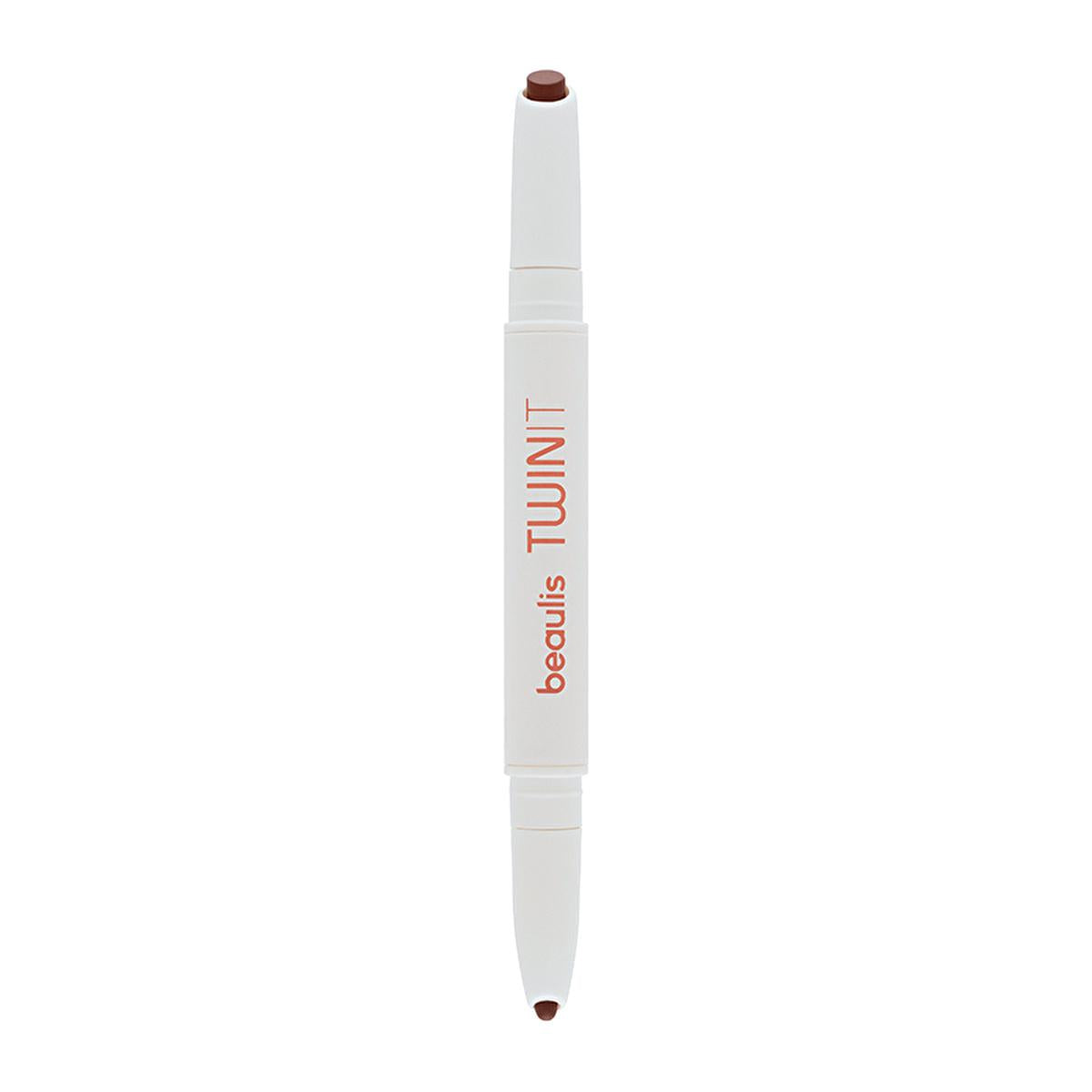 Beaulis Twin It: 2-in-1 Dried Rose Lipstick & Lip Liner Combo - Long Lasting Color & Definition