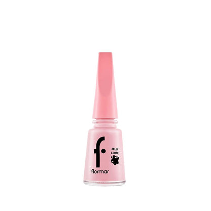 Flormar Jelly Look High-Shine Gel Effect Nail Polish JL27 Milky Pinky