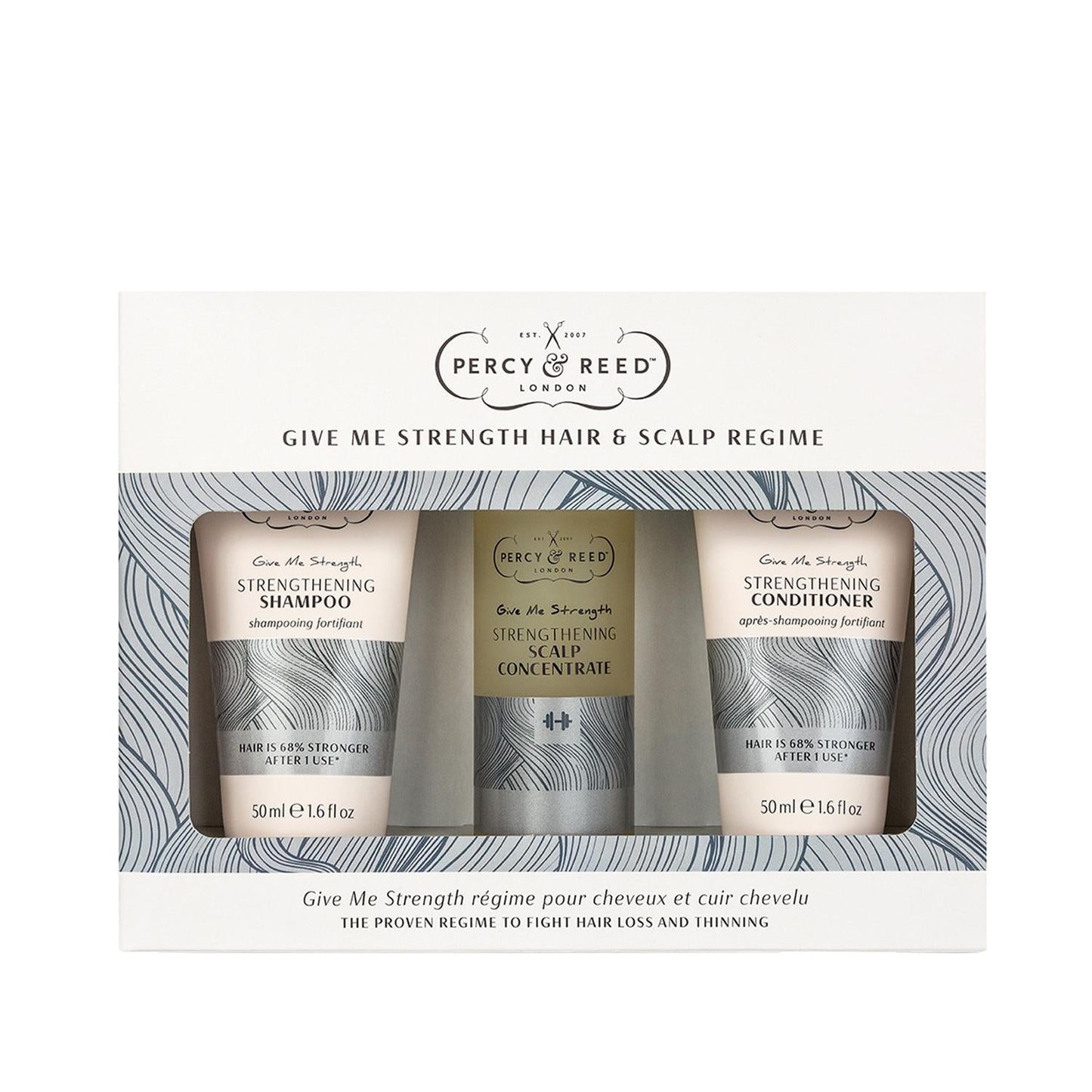 Percy & Reed Give Me Strength Hair & Scalp Care Set: Strengthen Hair, Prevent Hair Loss, and Promote Healthy Scalp