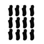 Ozzy Socks Women's 12-Pack Seamless Bamboo Athletic Socks - Eco-Friendly, Breathable, and Comfortable Footwear for Women