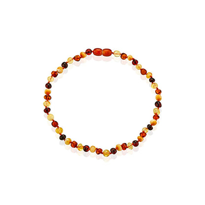 Babyjem Baby Amber Necklace for Teething Relief - Natural Amber Jewelry for Babies, Teething Accessories