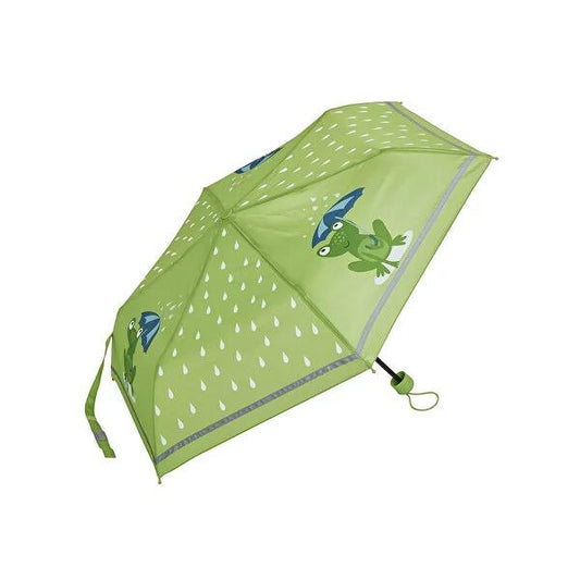 Ideenwelt Children's Frog-Themed Umbrella for Kids - Fun Rain Accessory for Boys and Girls