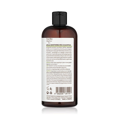 True Bee Amla Shampoo - Nourishing Hair Repair & Anti-Hair Loss, Strengthens Dry & Damaged Hair, Daily Soothing Shampoo, 13.5 fl oz