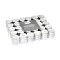 Rubin Licht Tealight Candles White 90-Pack, Long-Lasting Paraffin Wax Candles for Ambient Lighting