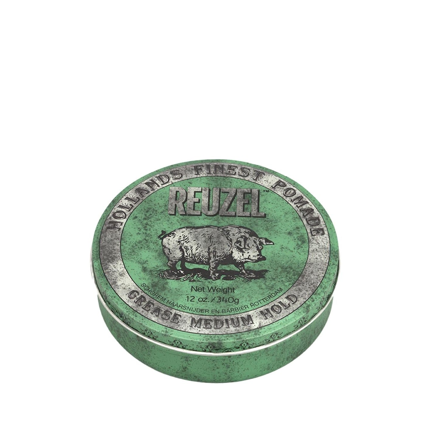 Reuzel Green Pomade Grease 340g - Strong Hold Hair Styling for Men