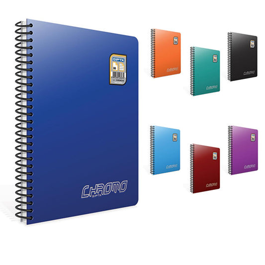Gõpta A5 Spiral Notebook - 100 Page Squared/Grid Paper, Durable PP Cover - Perfect for Students, Office & Note-Taking