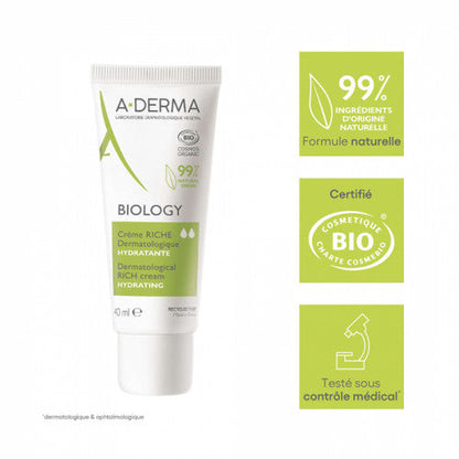 A-Derma Biology Organic Hydrating Dermatologic Cream