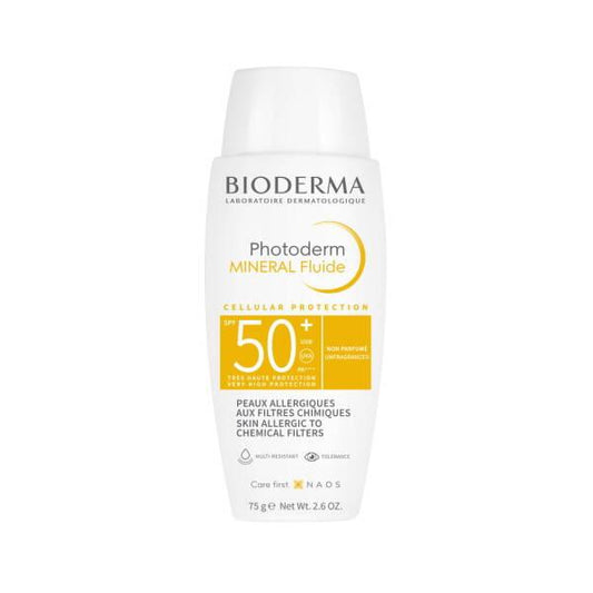 Bioderma Photoderm Mineral Sunscreen Cream SPF50+ for Sensitive Skin - Non-Comedogenic & Photostable