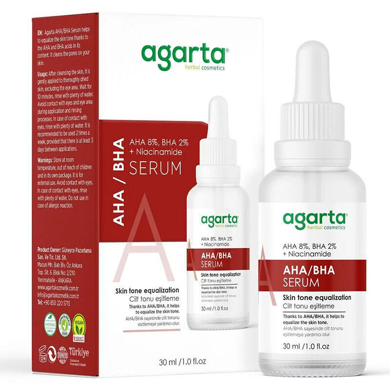 Agarta AHA BHA Revitalizing Face Peeling Serum 30 ml