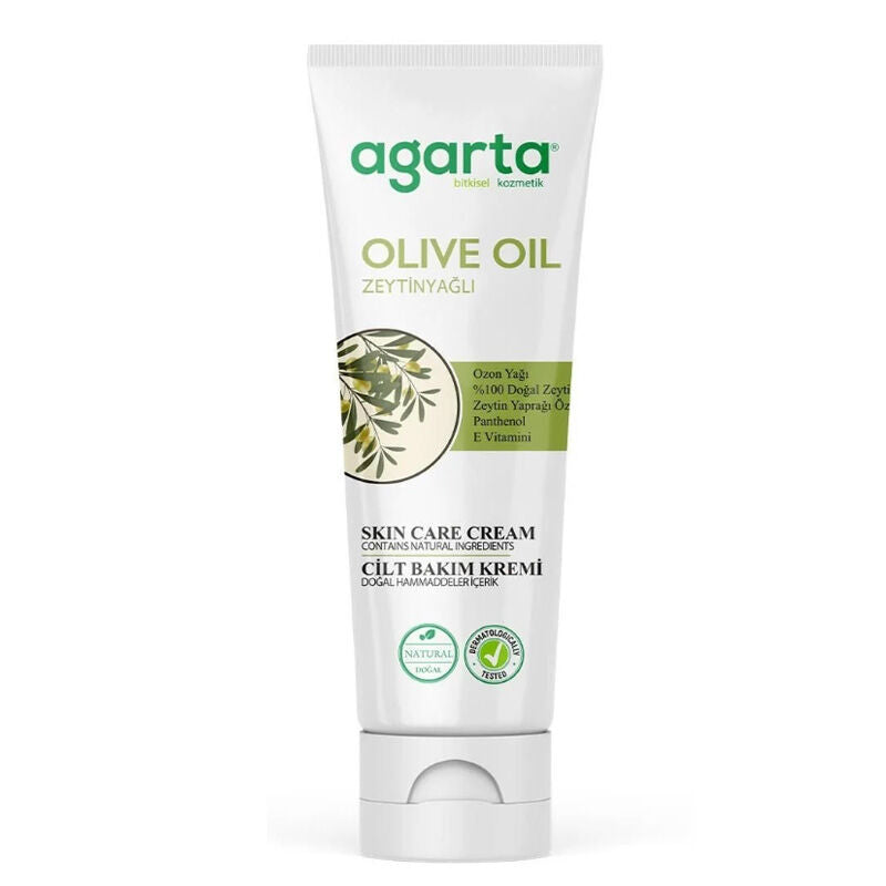 Agarta Natural Olive Oil Skin Care Cream 75 ml