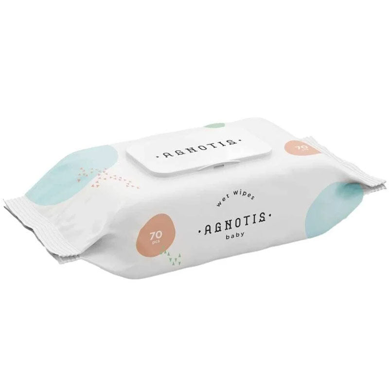 Agnotis Baby Wet Wipes for Sensitive Skin 70 Sheets