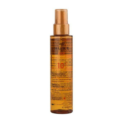 Nuxe Sun Bronzing Oil SPF10: Nourishing Tanning Oil for Face & Body, Water Resistant, Paraben & Silicone Free - Achieve a Natural, Healthy Glow