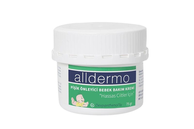 Alldermo Baby Diaper Rash Cream with Zinc Oxide 75g