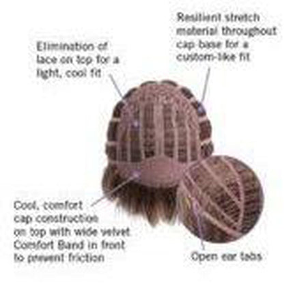 VIP Extensions Allure Wig, Average Cap - Choose Color