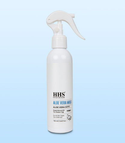 HHS SPF 50+ Sun Protection Set | Aloe Vera Milk & Herbal Sunscreen | Moisturizing & Soothing Care