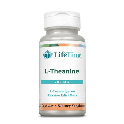 Life Time L-Theanine 200 mg Calming Supplement 30 Capsules