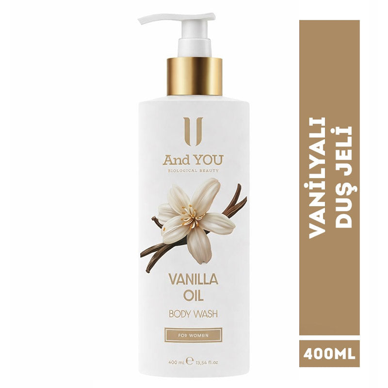 And You Vanilla Oil Body Wash with Sea Minerals 400 ml