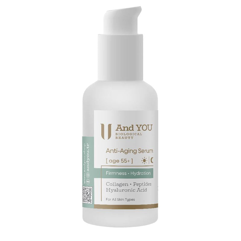 And You Anti-Aging Serum for Mature Skin 55+ 30 ml