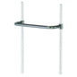 21-Inch Chrome Safety Push Handle for Wire Shelving Carts (10-Count)