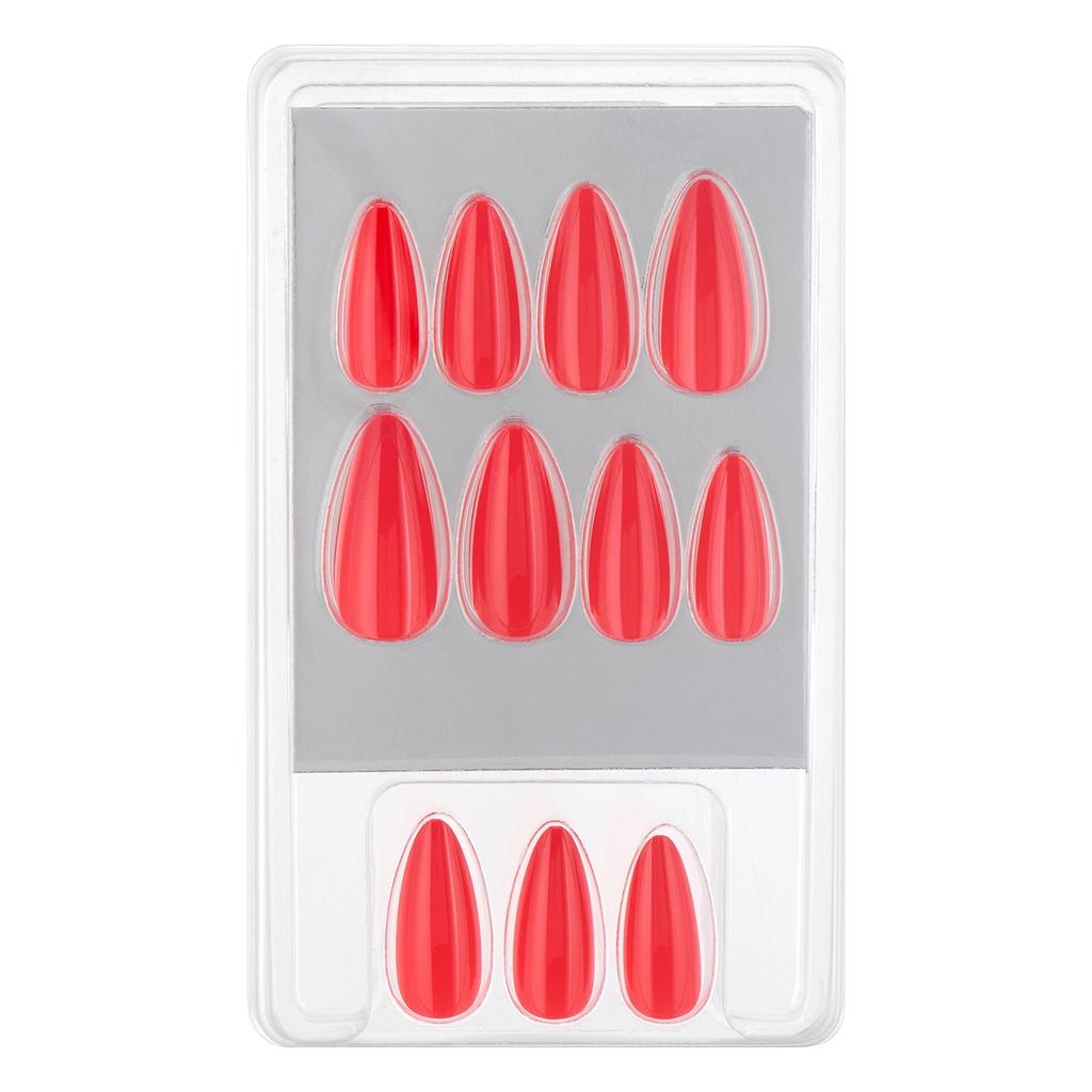 Eklips Red Almond Press-On Nails 24-Pack
