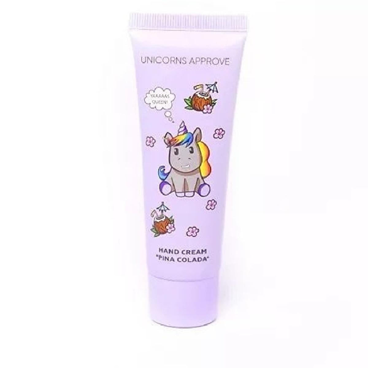 Soda Unicorns Hand Cream Pina Colada Body Cream 50ml - Lightweight, Non-Greasy Moisturizing Cream with Tropical Scent
