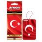 Areon Fresh Turkish Flag Bubble Gum Car Air Freshener
