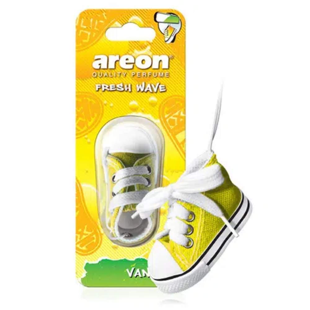 Areon Fresh Wave Vanilla Car Air Freshener Warm Scent