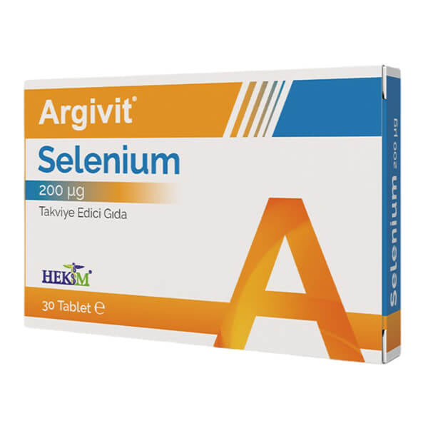 Argivit Selenium Dietary Supplement for Adults 30 Tablets